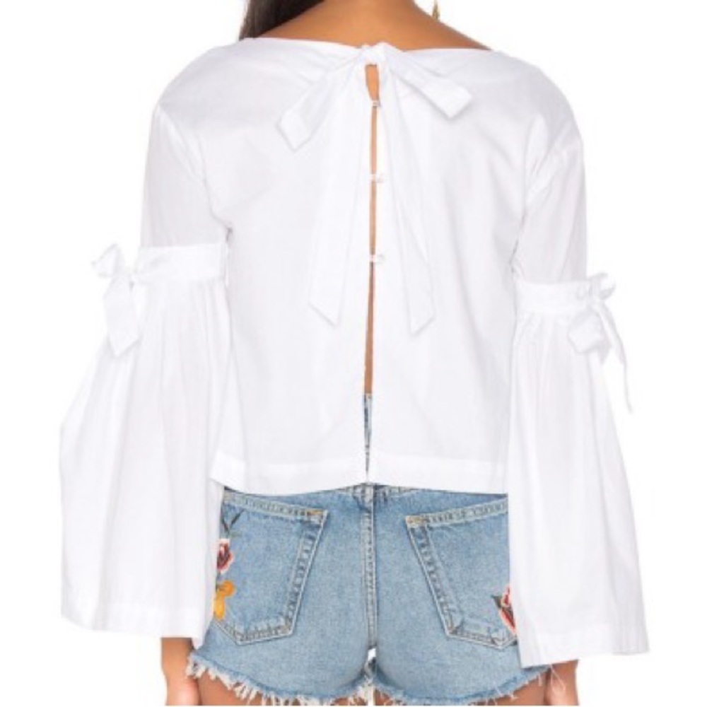Free People So Obviously Yours Bell Sleeves Top Blouse - Picture 3 of 6